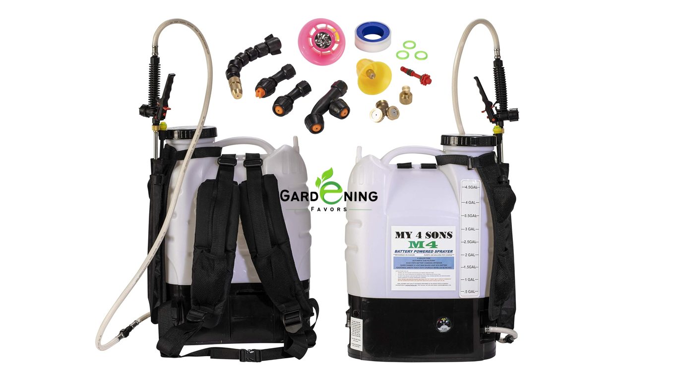 M4 MY4SONS 4-Gallon Electric Backpack Sprayer