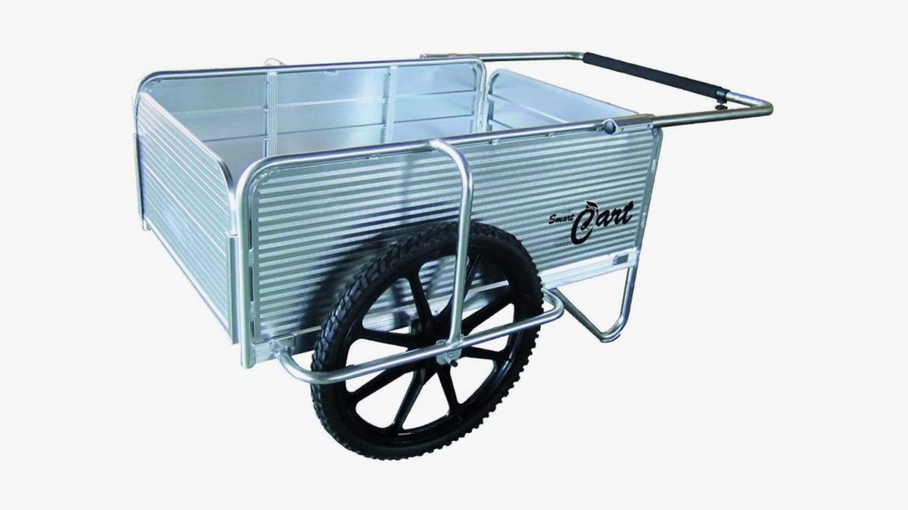 Dock Edge + Smart Foldable Two Wheeled Garden Cart
