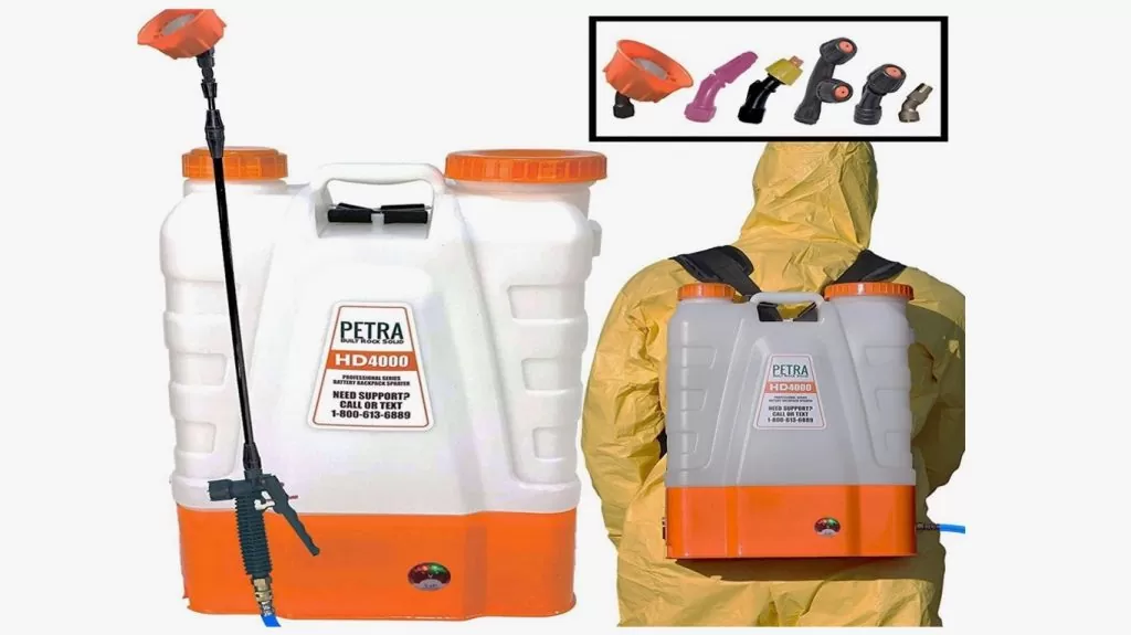 Petra HD4000 4-Gallon Battery Powered Backpack Sprayer