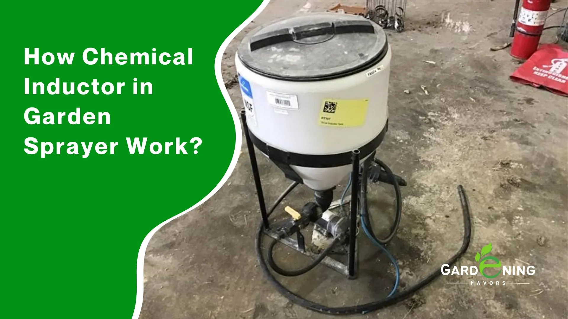 How Chemical Inductor in Garden Sprayer Work? Gardening Favors