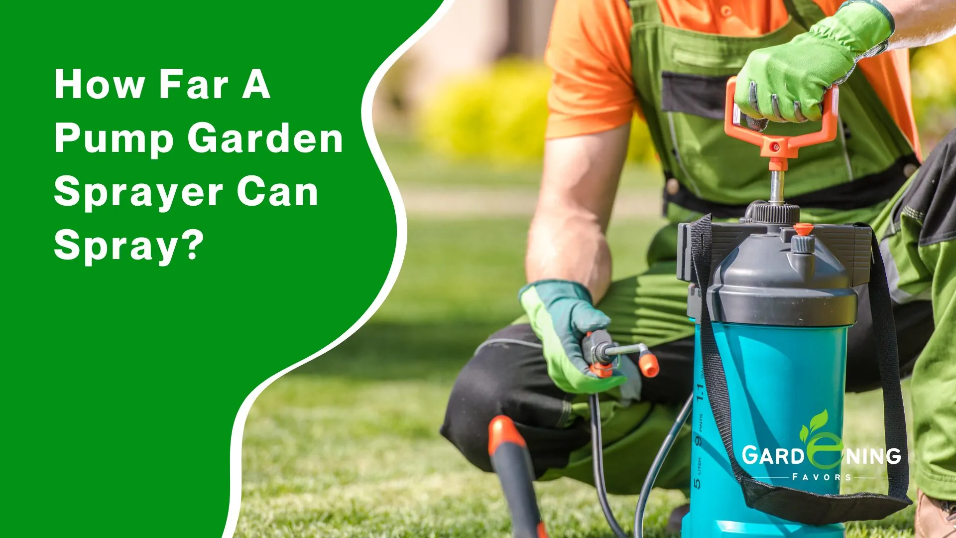 How Far A Pump Garden Sprayer Can Spray