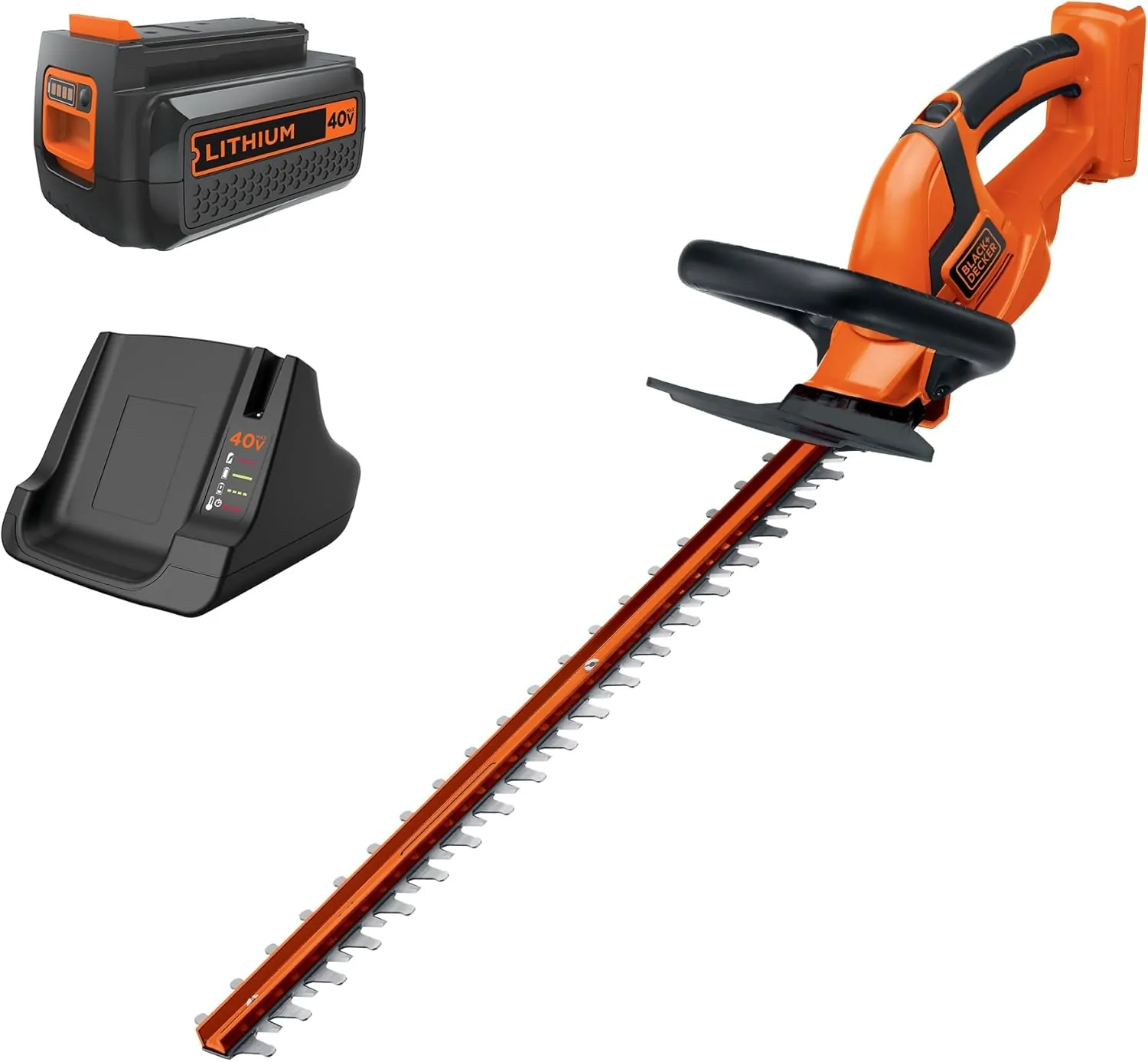 BLACK+DECKER 40-V MAX Cordless Hedge Trimmer