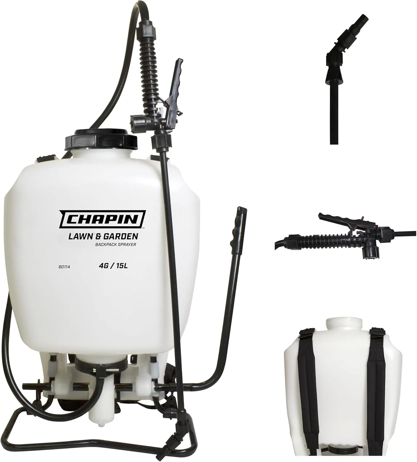 Chapin 60114 Made in USA 4-Gallon Backpack Pump Sprayer
