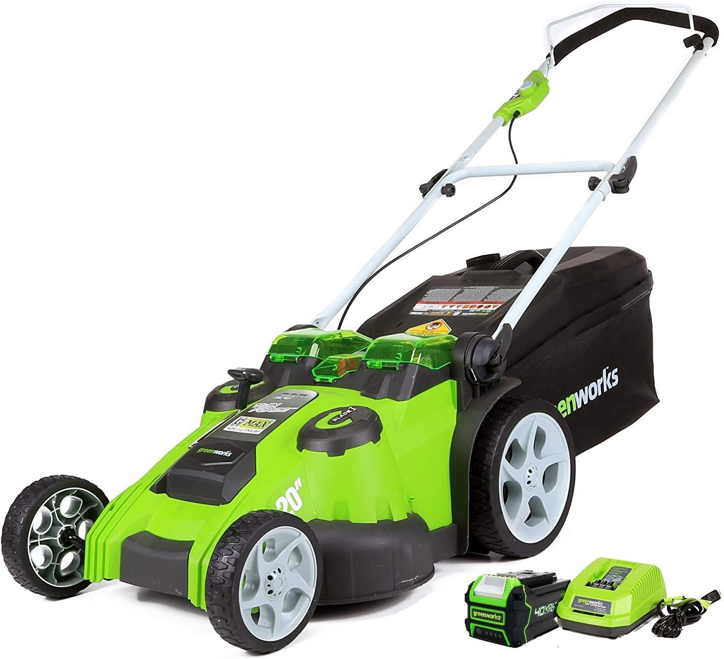 Greenworks 40V Twin Force Battery Powered Lawn Mower