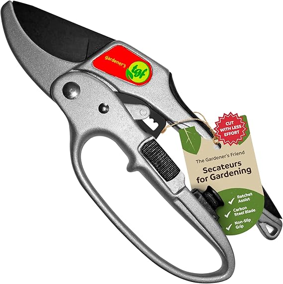 Ratchet Gardening Tool Anvil Pruners