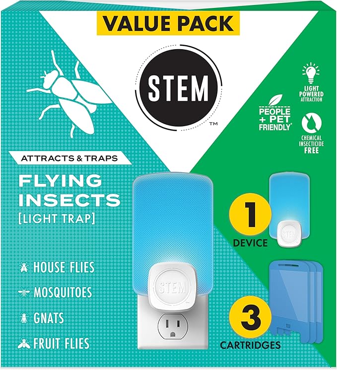STEM Attracts Insects & Traps Flying Bugs