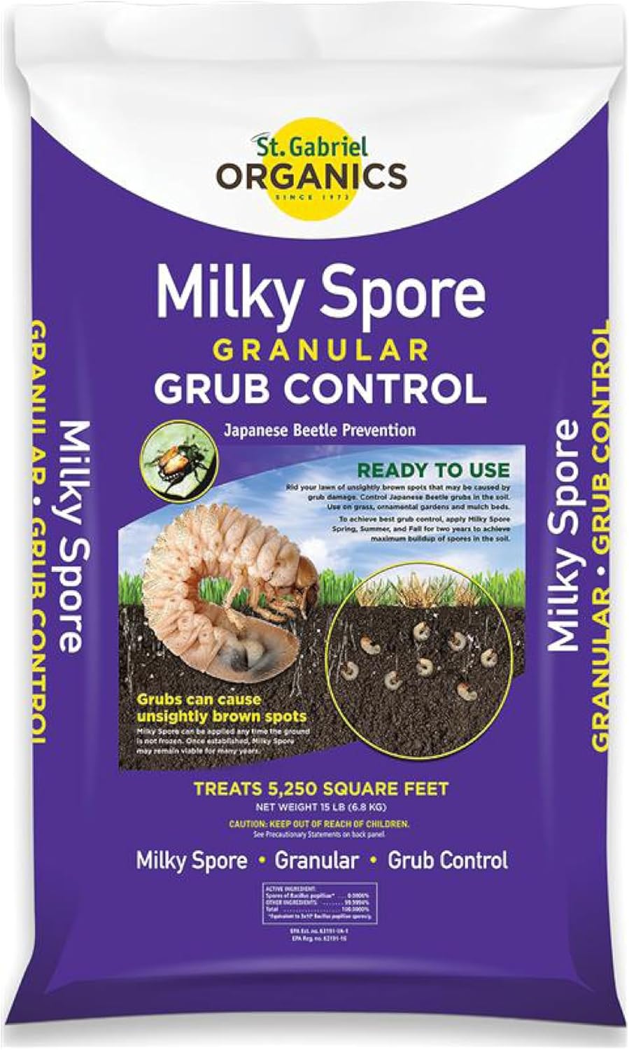 St. Gabriel Organics Milky Spore Granular Repellentย
