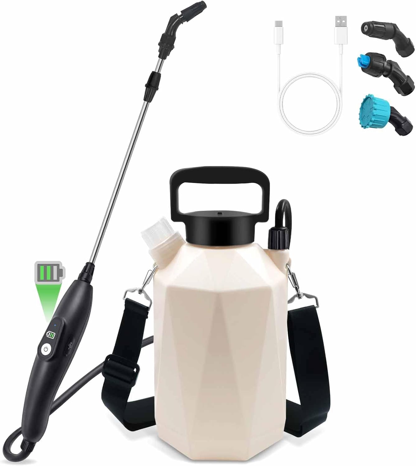 Giftsfaloy 1ย Gallon Battery powered Pump Sprayer