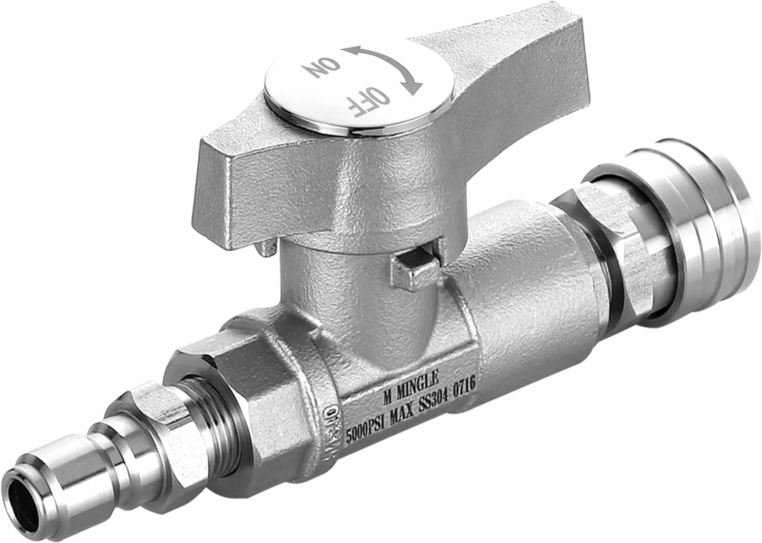 M MINGLE Quick Connect Ball Valve