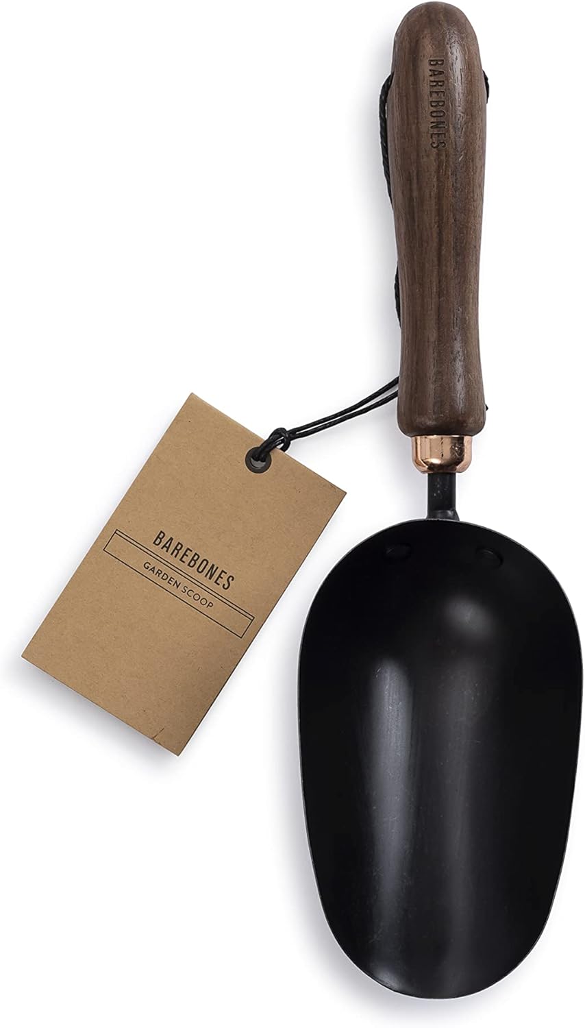 Barebones Garden Stainless Steel Scoop Shovel