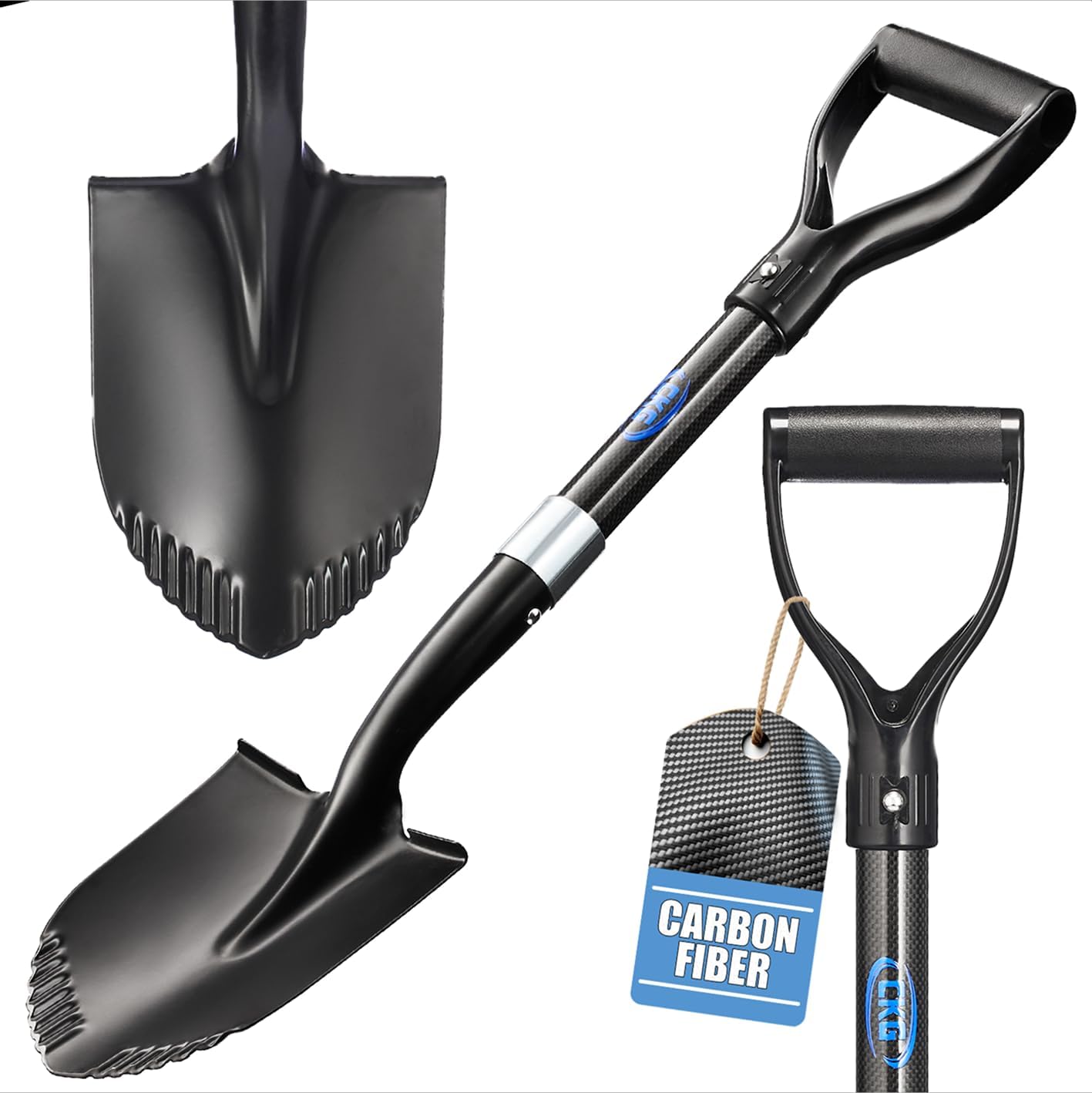 CKG Round Point Blade Small Lawn Shovel
