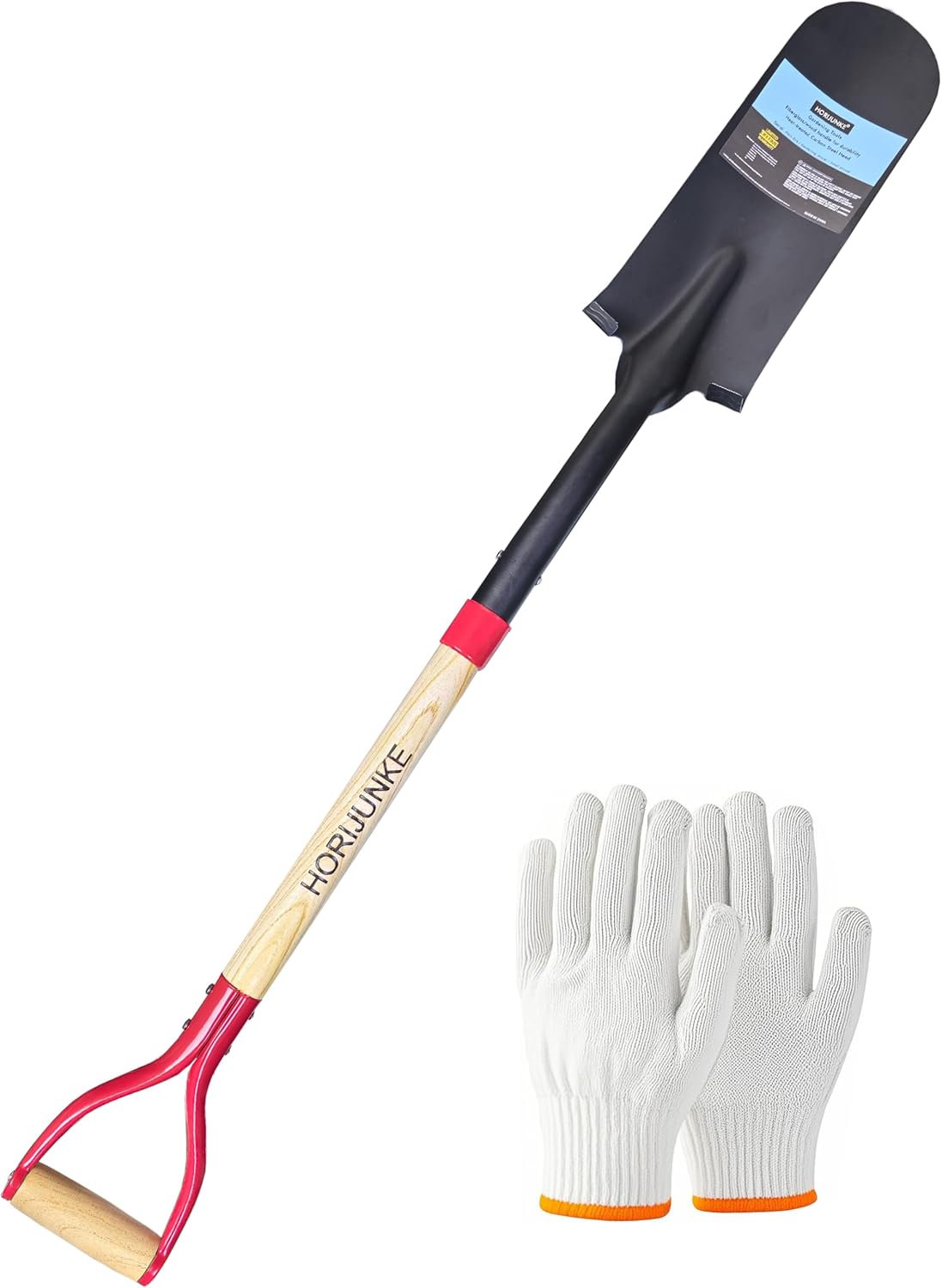 HORIJUNKE Garden Drain Spade Shovel