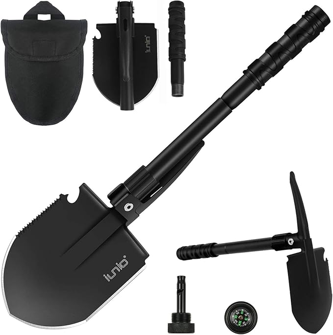 iunio Camping Multitool Trenching Shovel