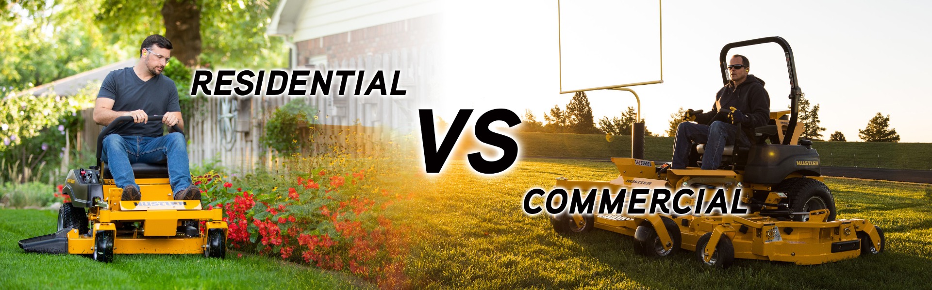 Commercial Lawn Mower vs Residential Lawn Mower
