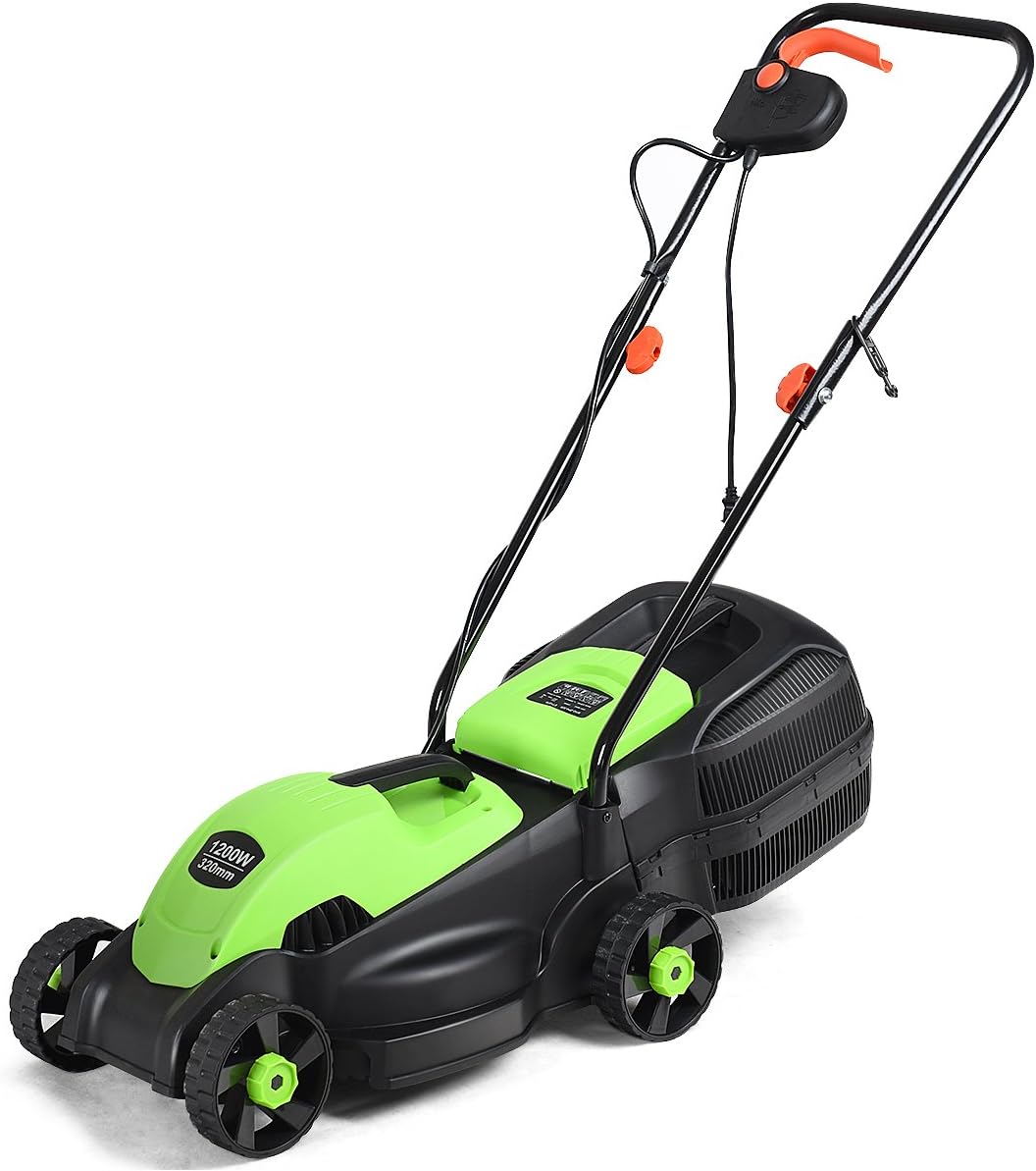 Goplus 13 Inch 2-in-1 Electric Lawn Mower