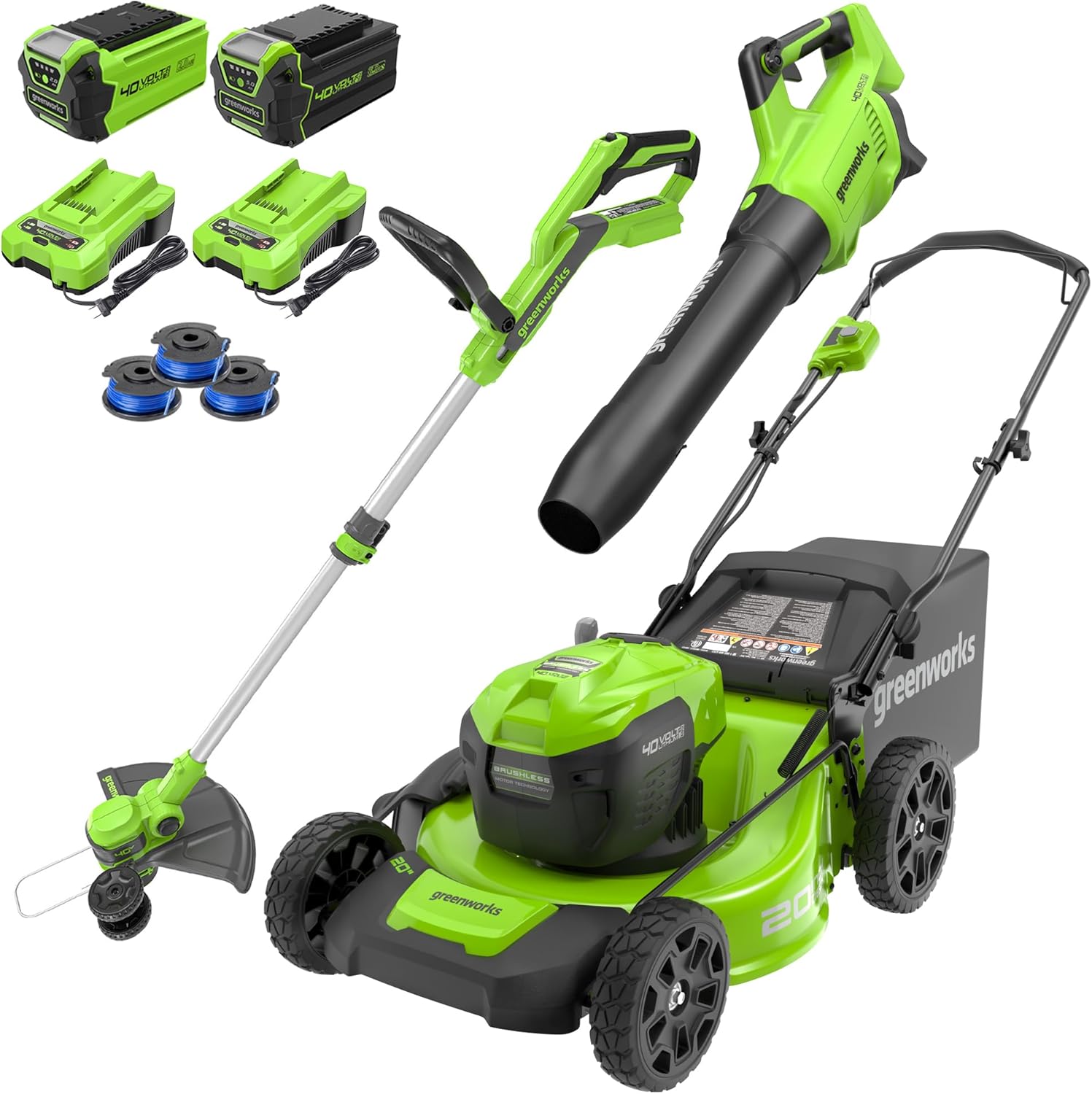 Greenworks 40V Push Cordless Lawn Mower 
