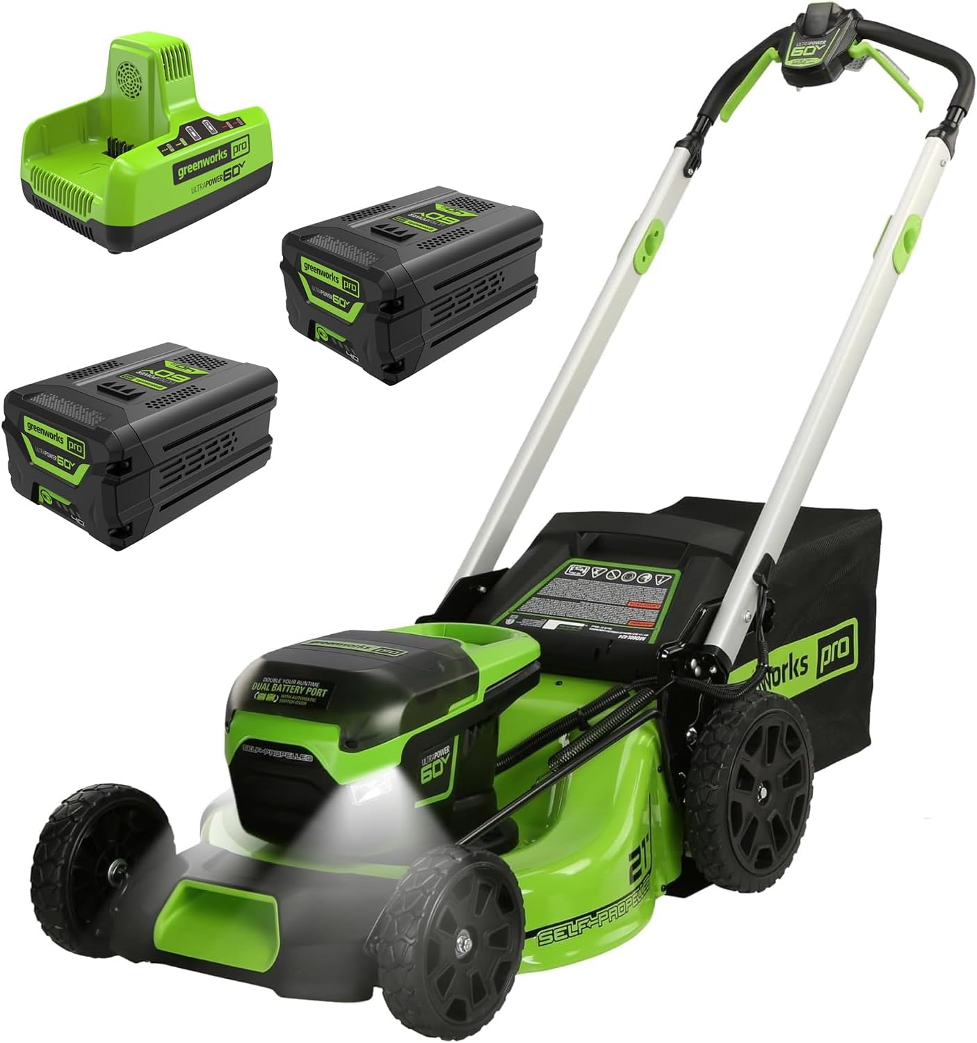 Greenworks 60V Brushless Self-Propelled Lawn Mower