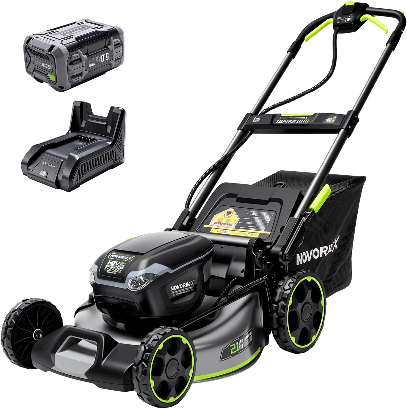 NovorikX 60V Self-Propelled Lawn Mower