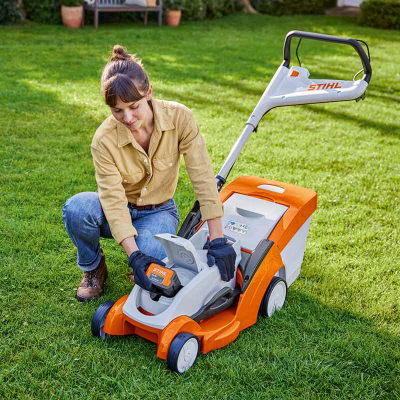 cordless lawn mower