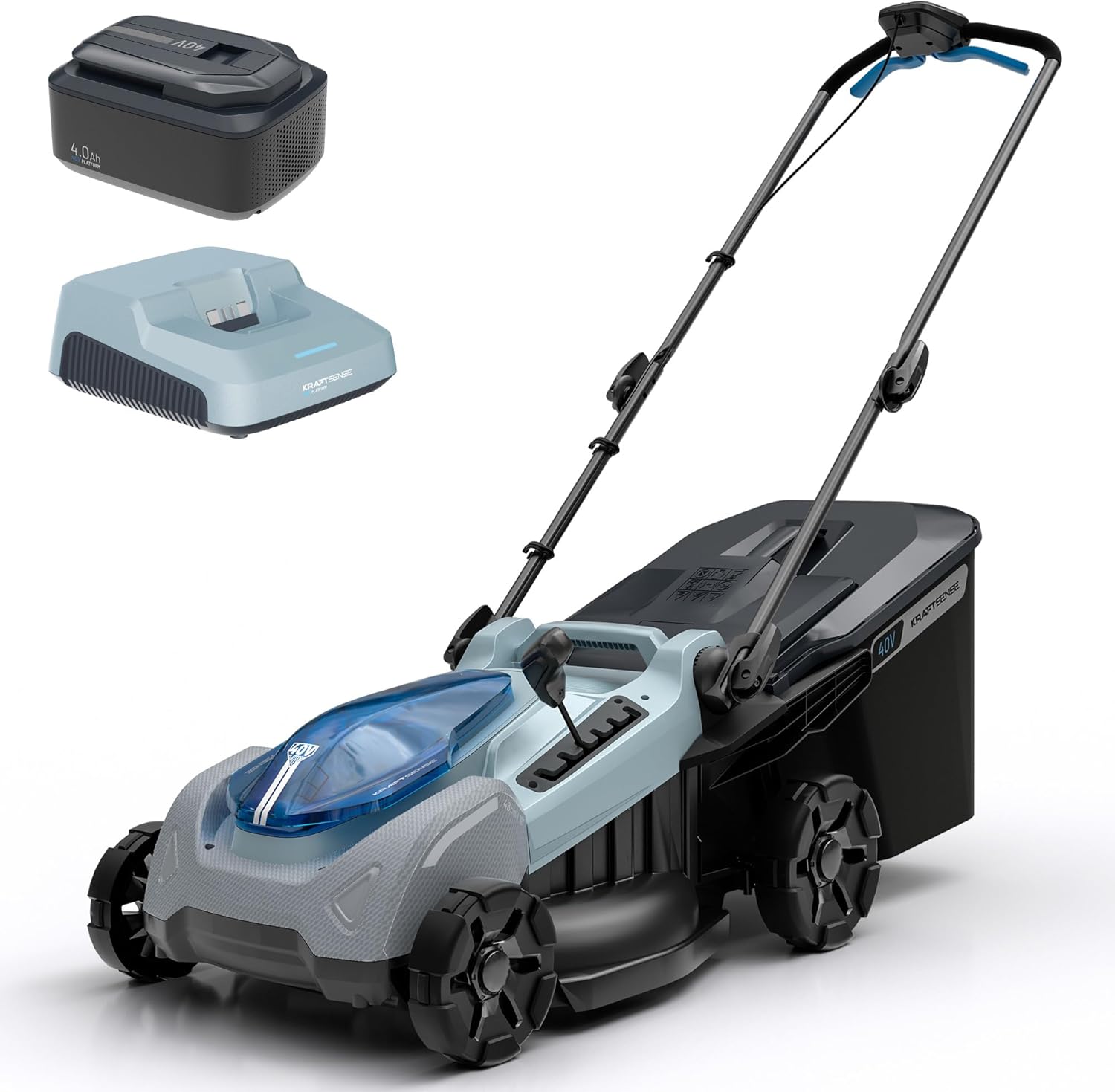 KraftSense 18-Inch Electric Lawn Mower