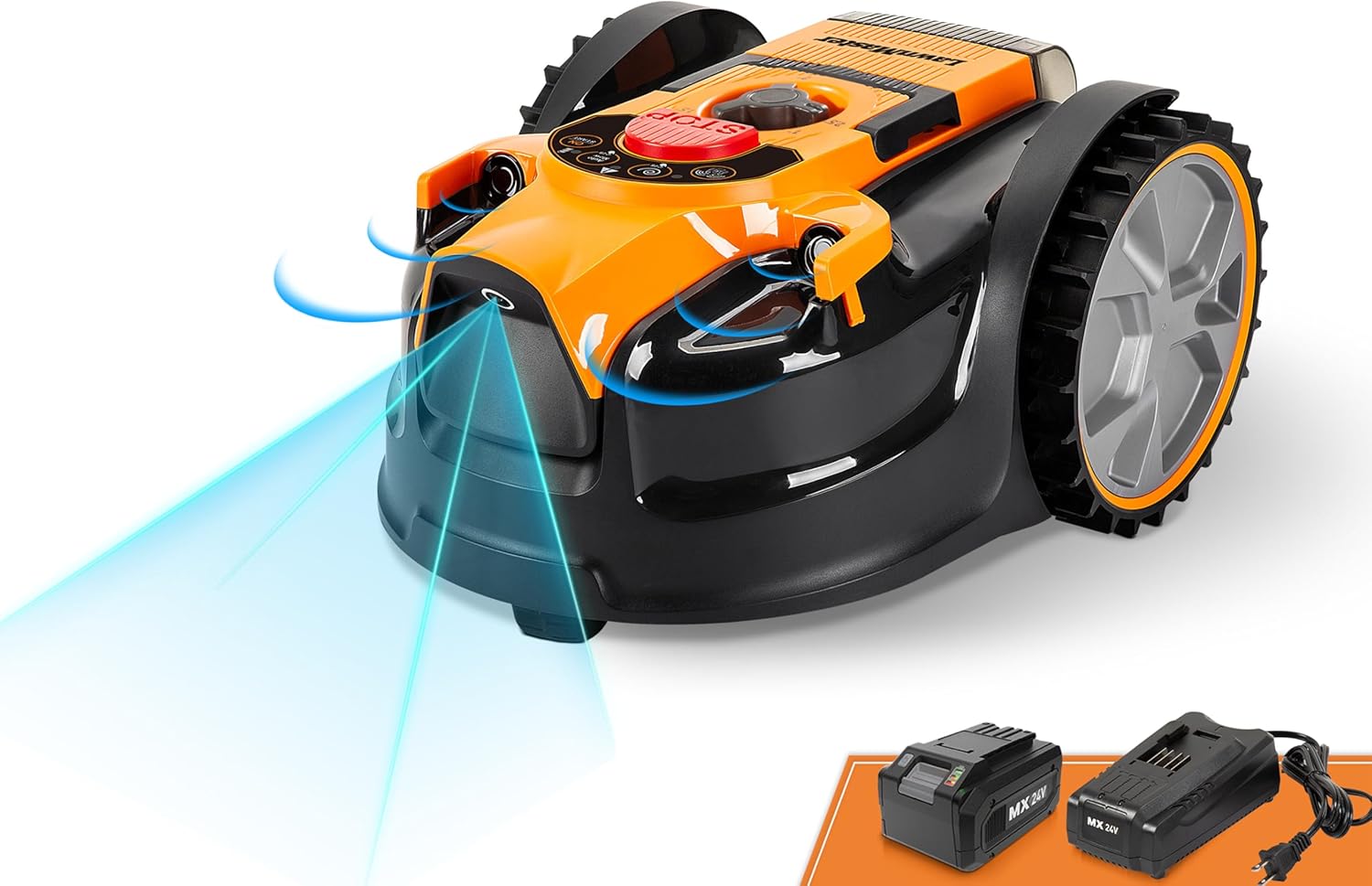 LawnMaster OcuMow Wire Free Robot Lawn Mower