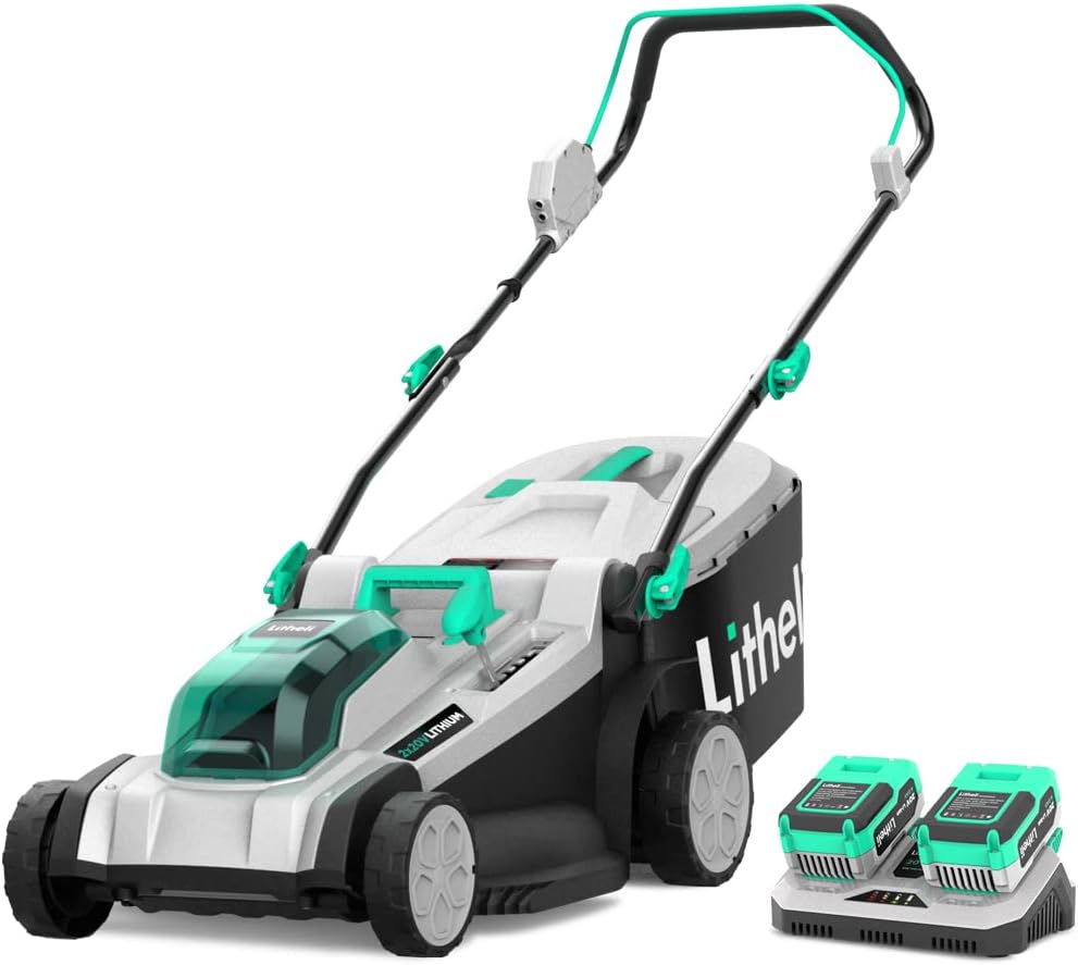 Litheli Cordless Mulching Lawn Mower 
