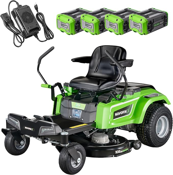 NovorikX 54V Electric Riding Lawn Mower