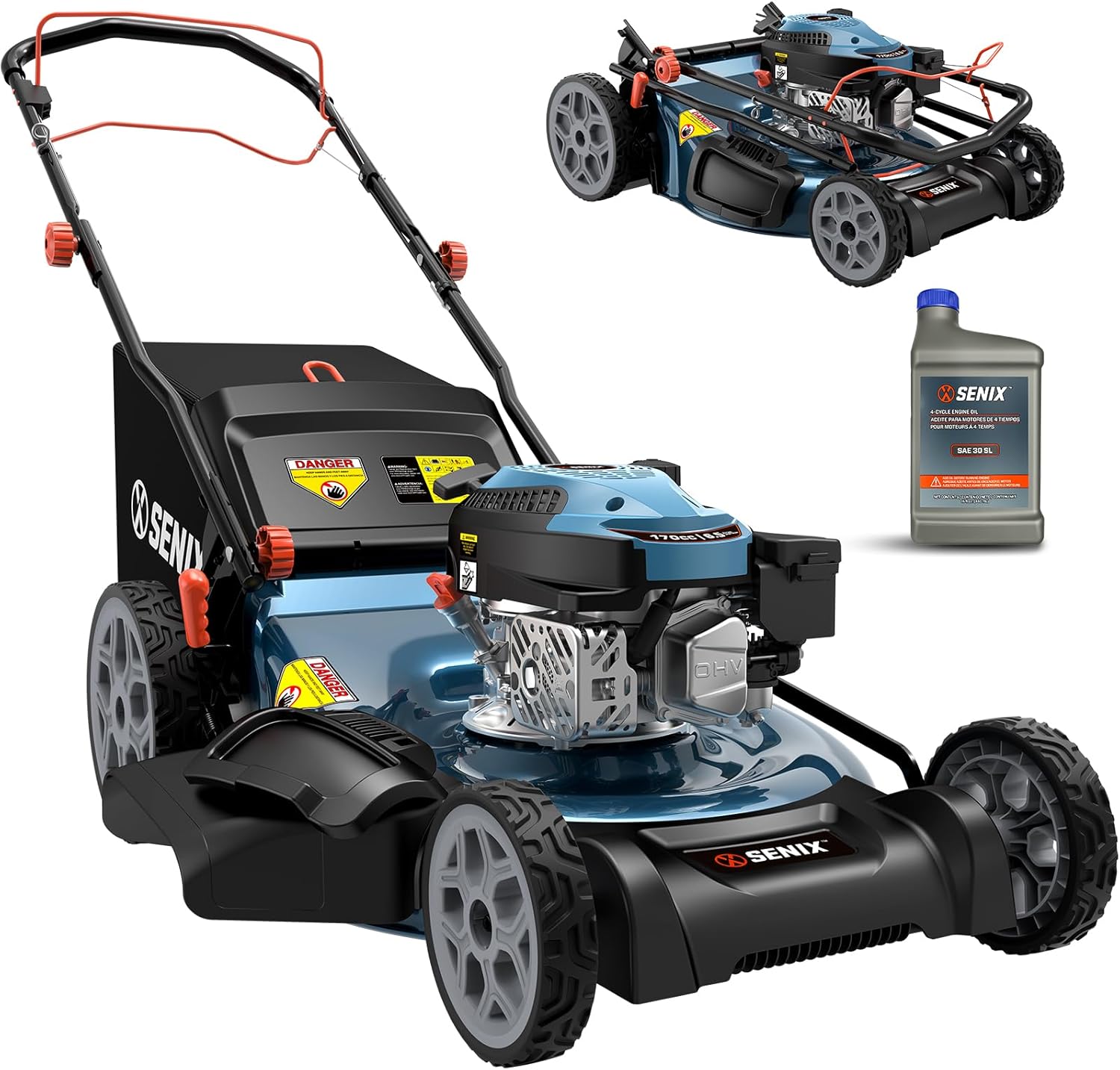 SENIX 4-Cycle Engine Gas Powered Lawn mower