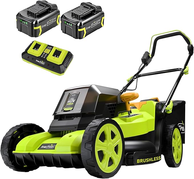 SnapFresh 40V Cordless Brushless Lawn Mower