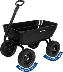 BILT HARD Poly Garden Dump Cart