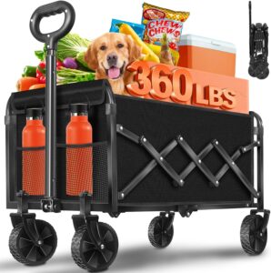 FFQ Foldable Garden Hand Wagon Cart