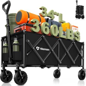 HIKEMOON 34'' Folding Portable Wagon Cart
