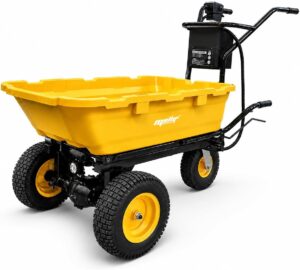 MORCLIN Electric Wheelbarrow Dump Cart