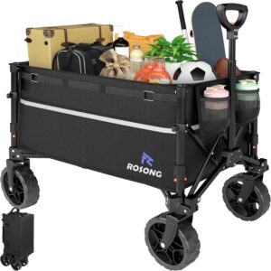 ROSONG Collapsible Wagon Foldable Garden Hand Cart