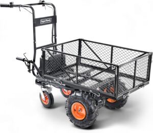 SuperHandy Power Electric 48V Wagon Garden Cart