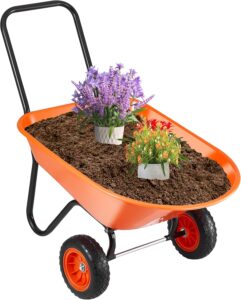 VEVOR 2 Wheels Garden Dump Cart