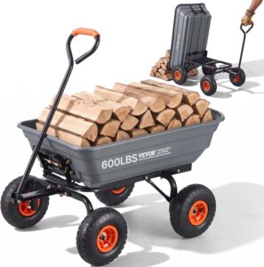 VEVOR Poly Garden Dump Cart 