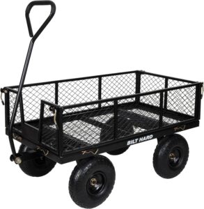 BILT HARD Heavy Duty Steel Garden Cart