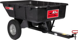 Brinly Heavy Duty Tow-Behind Poly Dump Cart
