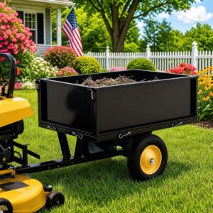 Garvee Heavy Duty Zero Lawn Mower Garden Cart