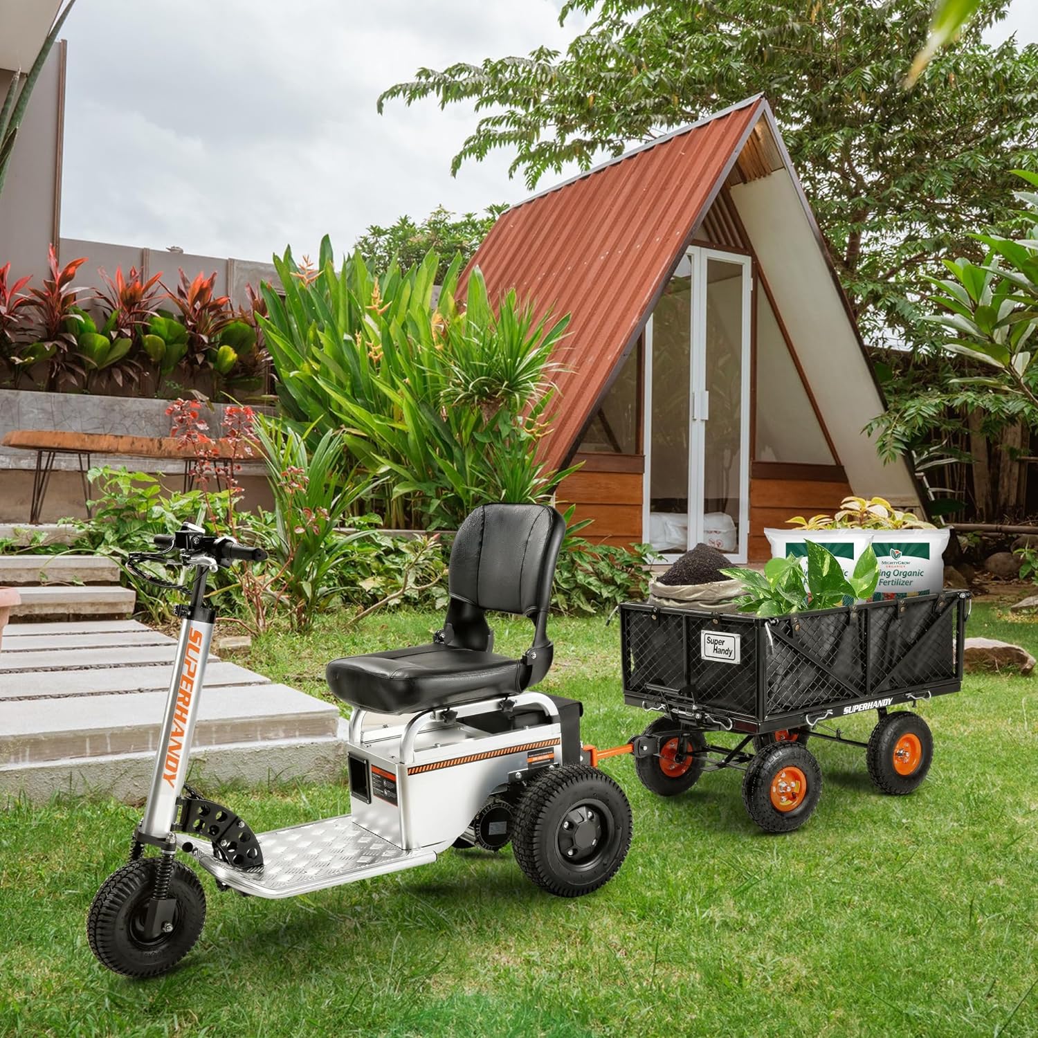 Gas Powered Garden Cart