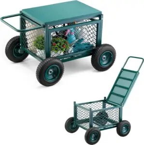 VEVOR Rolling Garden Stool Cart